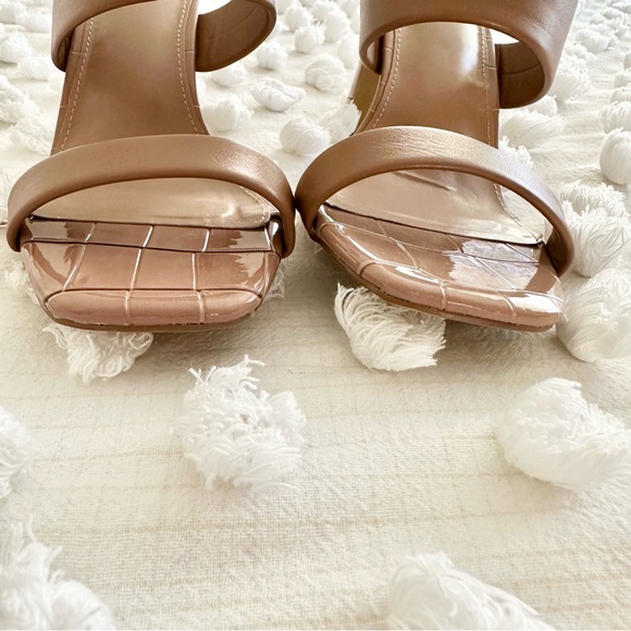 | dv by dolce vita • selsta textured open toe heel • size 6 | - Picture 6 of 10